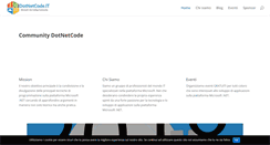 Desktop Screenshot of dotnetcode.it